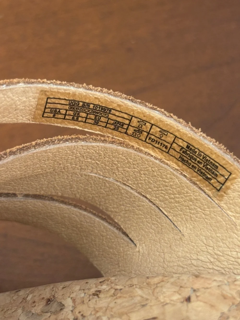 UGG Lilah Weave Strappy Wedge Slide Sandals